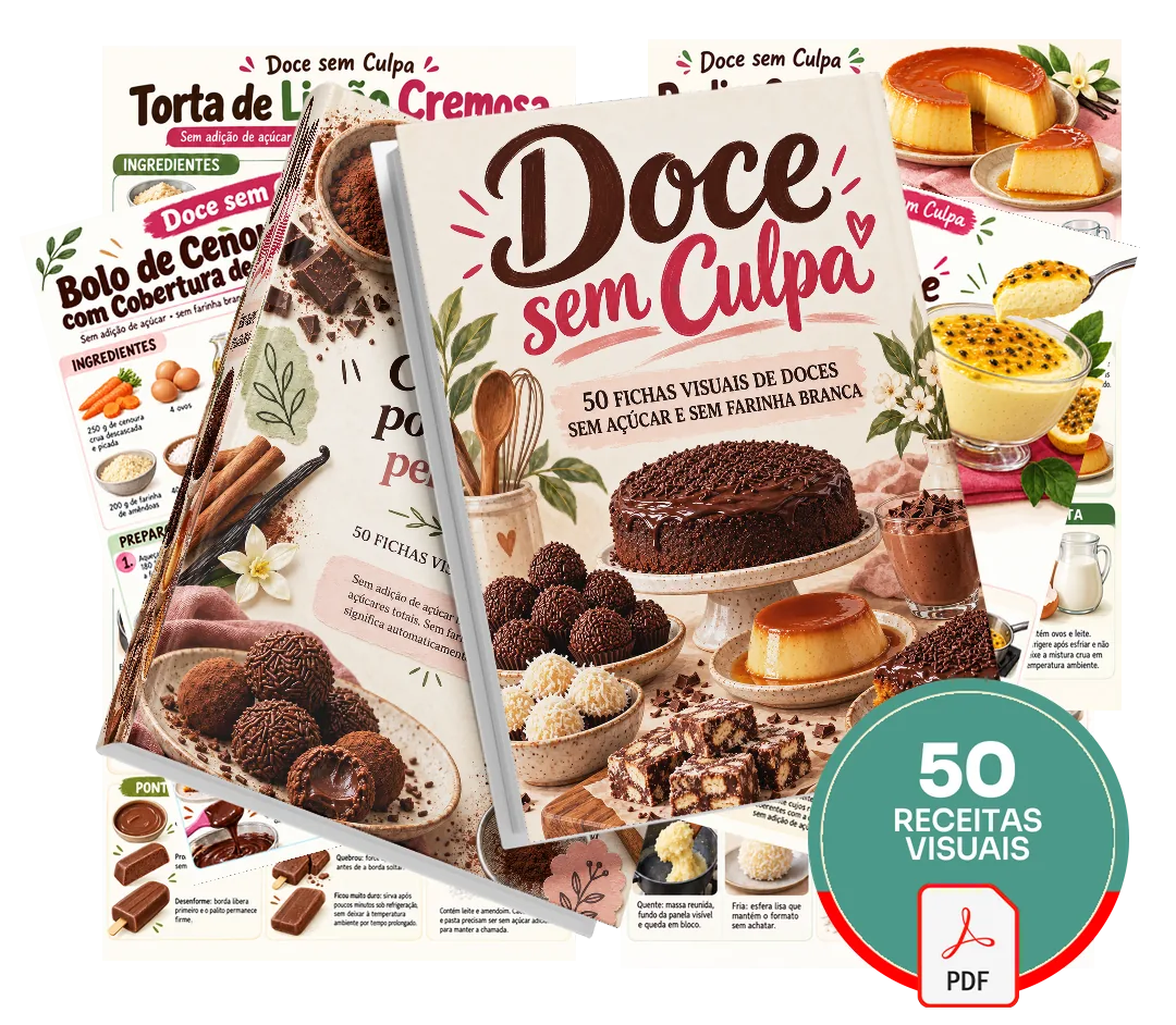 doce sem culpa — tudo o que está incluso