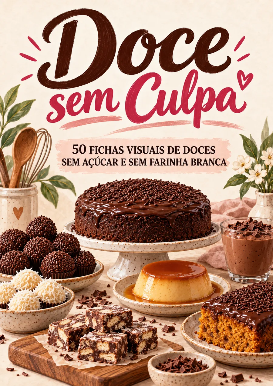 Página real do material doce sem culpa
