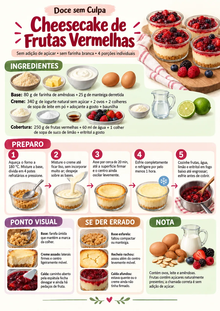 Página real do material doce sem culpa