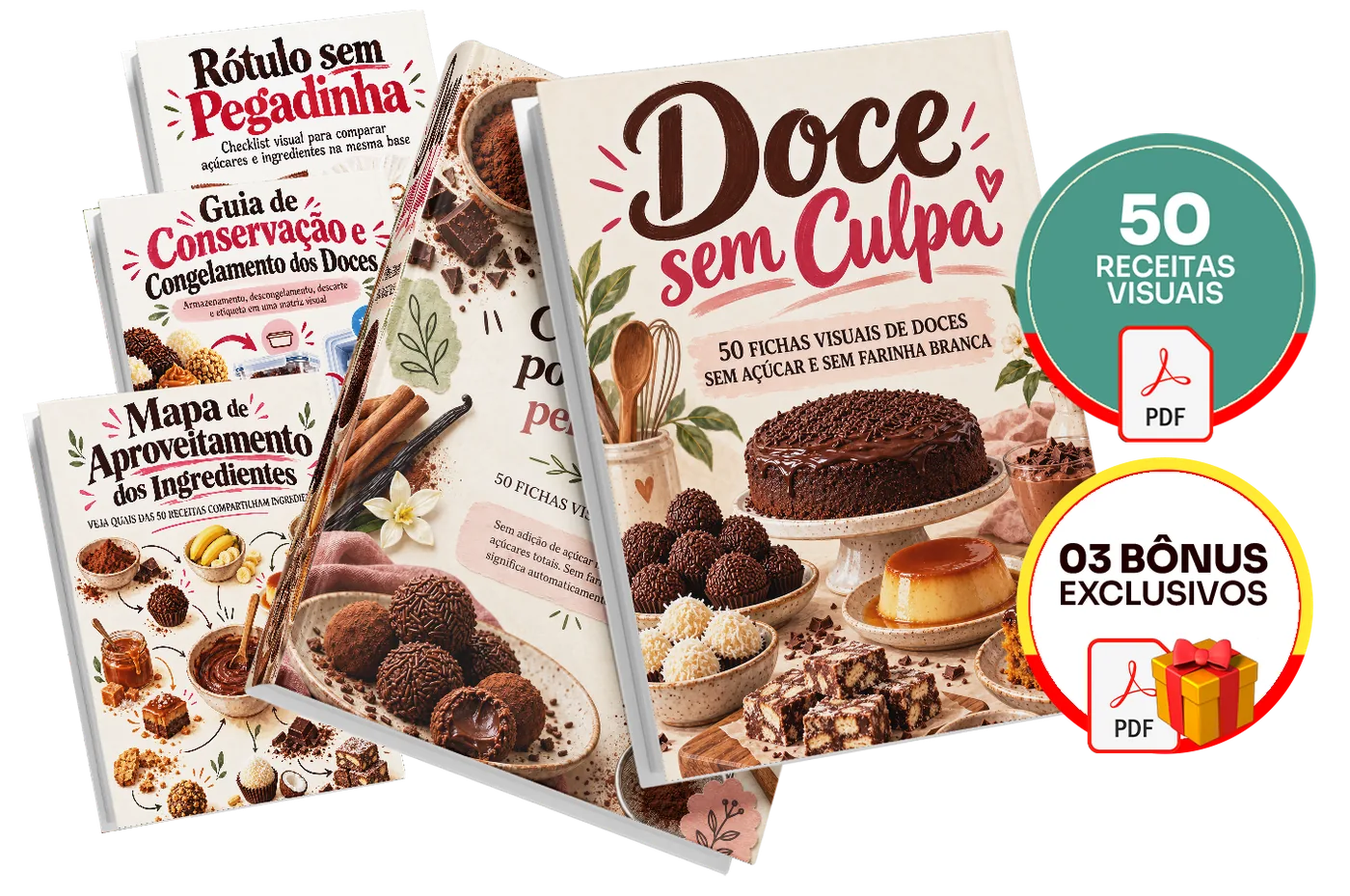 doce sem culpa — material principal e os bônus